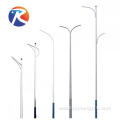 Galvanized Colored Outdoor Lighting Pole